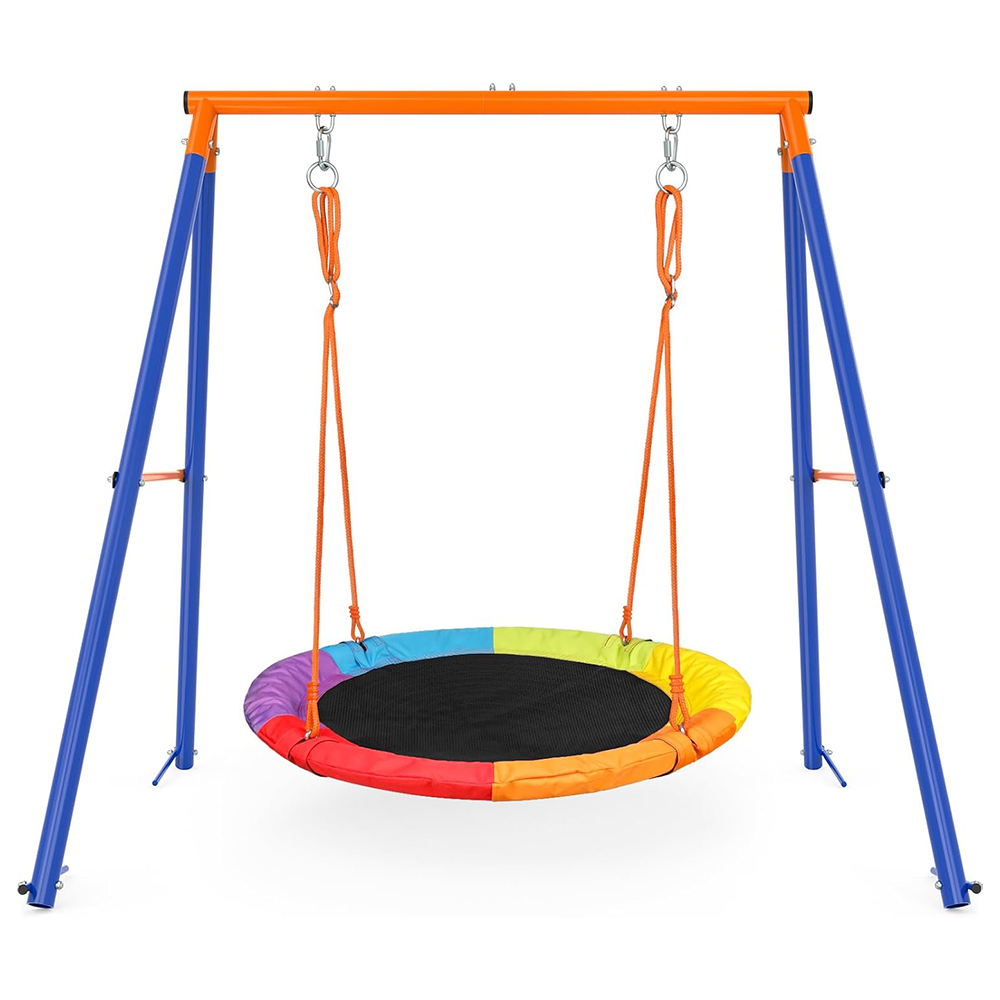 Kids Outdoor Swing Set - ชุดชิงช้าเหล็กสำหรับสนามเด็กเล่น ขายส่งชุดชิงช้ากลางแจ้งสำหรับผู้ใหญ่และเด็ก