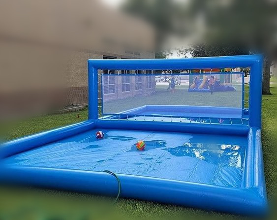 Kids Outdoor Volleyball Net - สนามวอลเลย์บอลเป่าลมแบบพกพาสำหรับเด็กและผู้ใหญ่ ติดตั้งง่าย สนุกสนานกลางแจ้ง โปรโมชั่นส่งเสริมการขาย