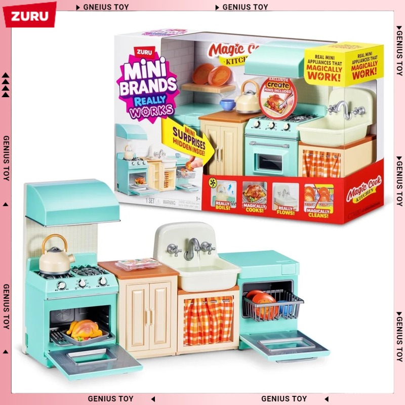 Kids Outdoor Kitchen - ชุดครัวมินิแบรนด์ส์ ซูรู เมจิก คุก คิทเช่น ซัพไพรส์