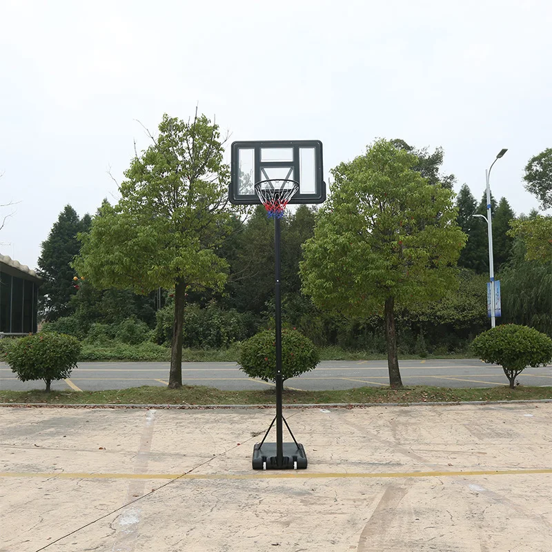 Kids Outdoor Basketball Hoop - ห่วงบาสเก็ตบอลสำหรับเด็ก ชุดบาสเก็ตบอลกลางแจ้งแบบพกพา พร้อมฐานปรับระดับความสูงได้