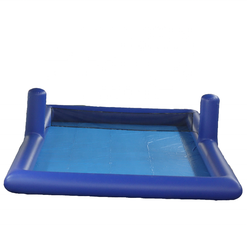 Kids Outdoor Volleyball Net - ตาข่ายวอลเลย์บอลชายหาดสำหรับเด็ก สีฟ้า ฤดูร้อน สนามกีฬากลางแจ้ง เกมกีฬา ปั๊มลม