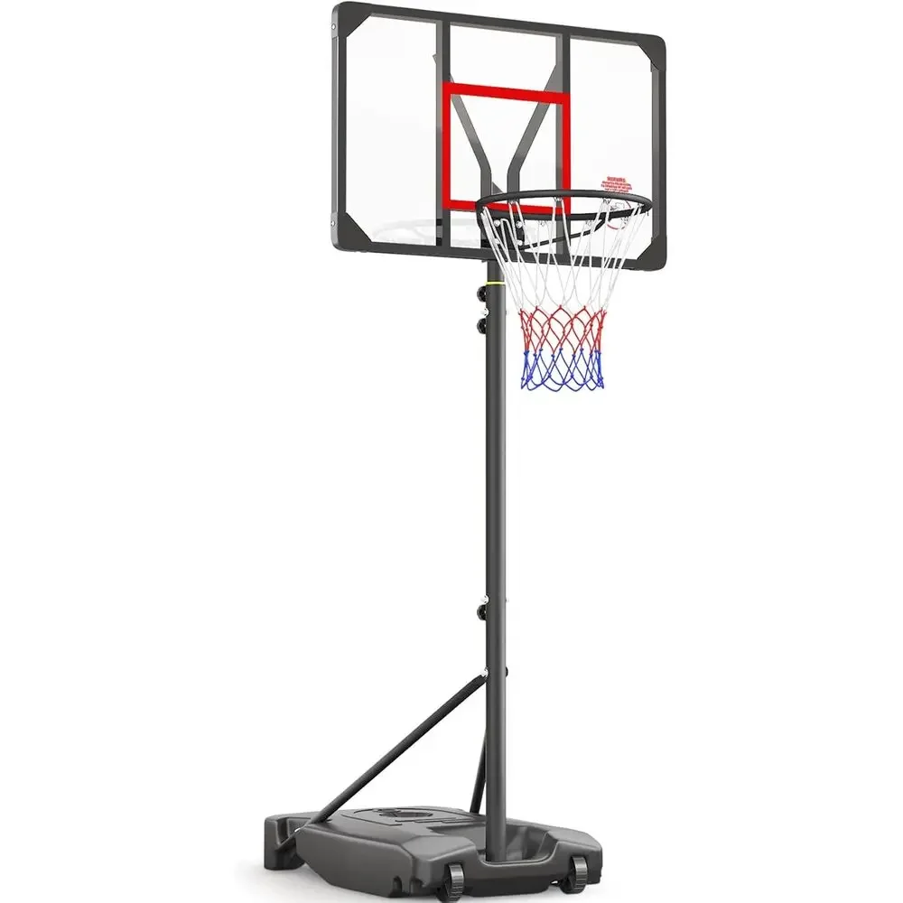 Kids Outdoor Basketball Hoop - ห่วงบาสเก็ตบอลแบบปรับความสูงได้สำหรับเด็ก วัยรุ่น และเยาวชน - เหมาะสำหรับการเล่นกลางแจ้ง สนามหลังบ้าน