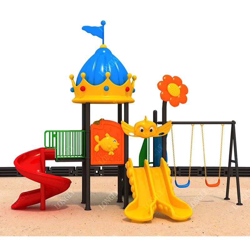 Kids Outdoor Swing Set - อุปกรณ์สนามเด็กเล่นกลางแจ้งพร้อมชุดชิงช้า