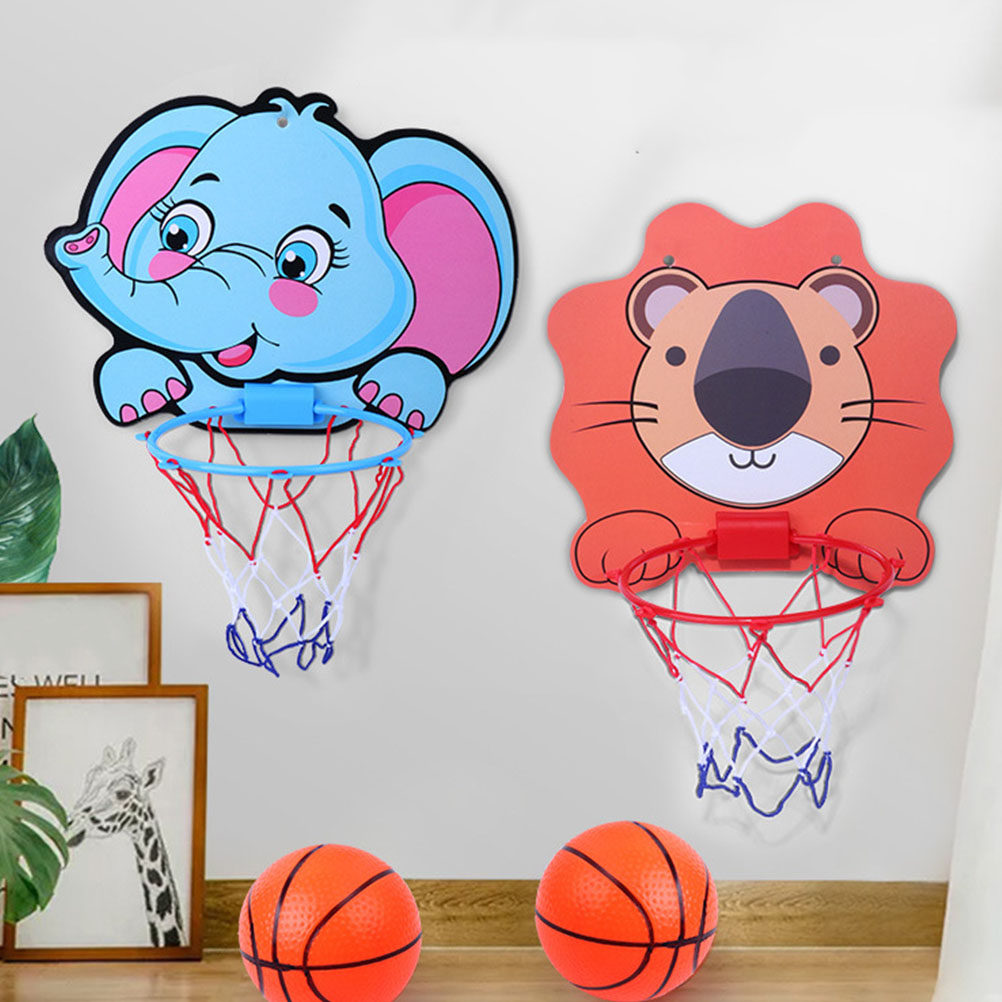 Kids Outdoor Basketball Hoop - ห่วงบาสเก็ตบอลแบบปลอดภัย ติดตั้งง่าย ขนาดเล็ก สำหรับเด็กเล็ก ของเล่นกลางแจ้ง