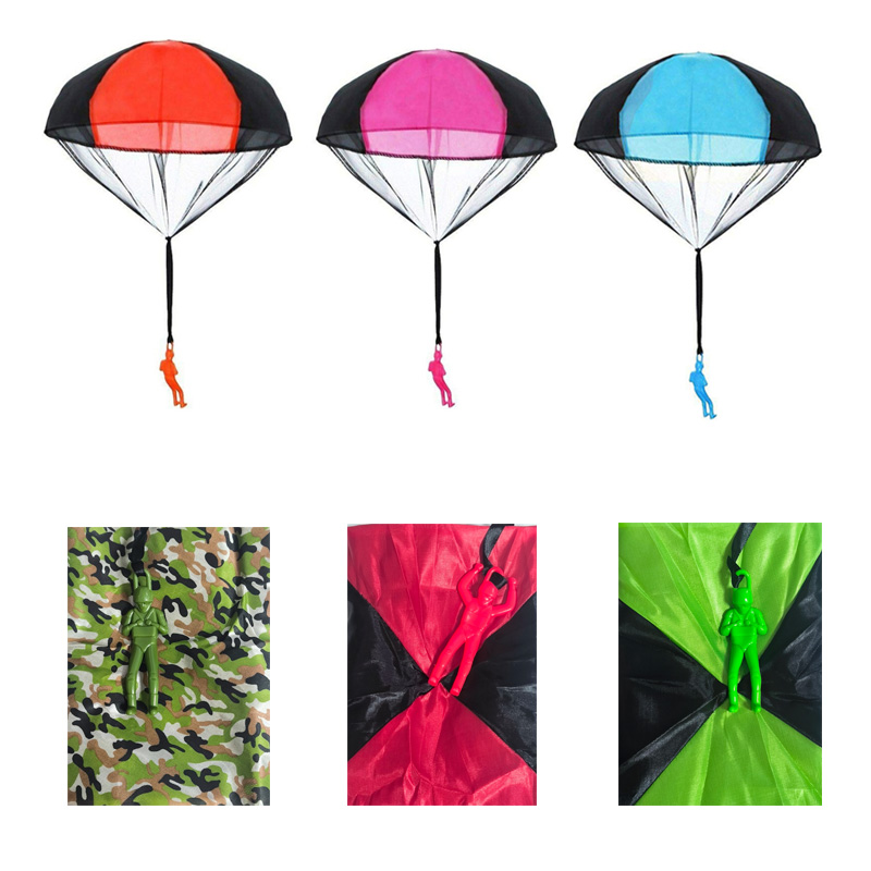 Kids Unique Outdoor Toys - ของเล่นร่มชูชีพสำหรับเด็ก ไม่พันกัน ของเล่นร่มชูชีพบินได้กลางแจ้ง ของเล่นสำหรับเด็กผู้ชายและเด็กผู้หญิง ไอเดียของขวัญใส่ตะกร้าอีสเตอร์ ของขวัญสุดพิเศษ