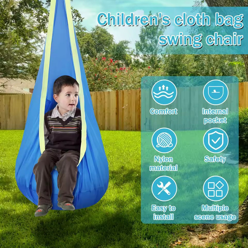 เก้าอี้แขวนไนลอนสำหรับเด็กพร้อ - Kids Outdoor Swing Set บทวิจารณ์และราคา