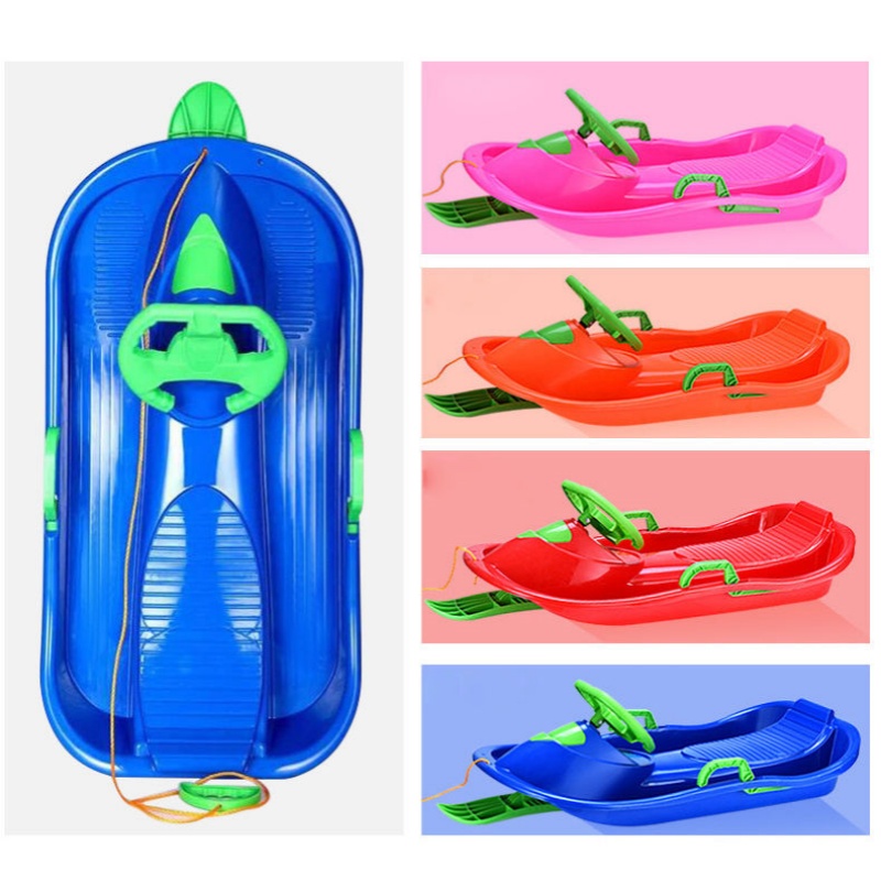 เลื่อนหิมะสำหรับเด็กพร้อมพวงมา - Kids Unique Outdoor Toys บทวิจารณ์และราคา