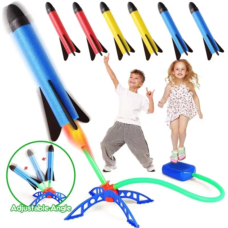 เครื่องยิงจรวดลมแบบใช้เท้าเหยี - Kids Outdoor Jumping Toys บทวิจารณ์และราคา