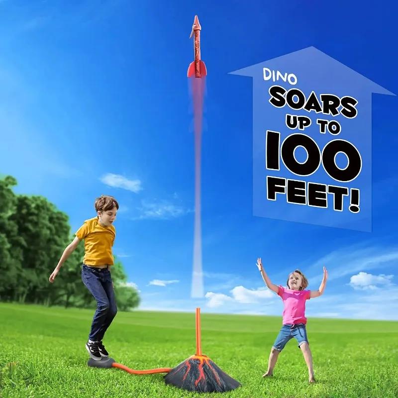 เครื่องยิงจรวดไดโนเสาร์บินได้  - Kids Outdoor Jumping Toys บทวิจารณ์และราคา