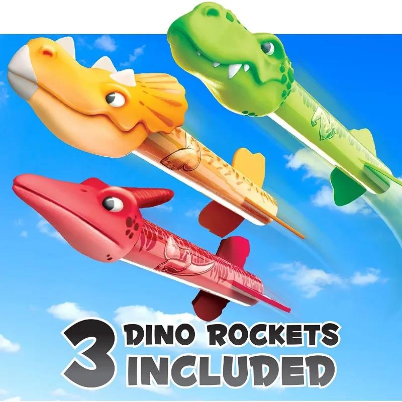 เครื่องยิงจรวดไดโนเสาร์บินได้  - Kids Outdoor Jumping Toys บทวิจารณ์และราคา