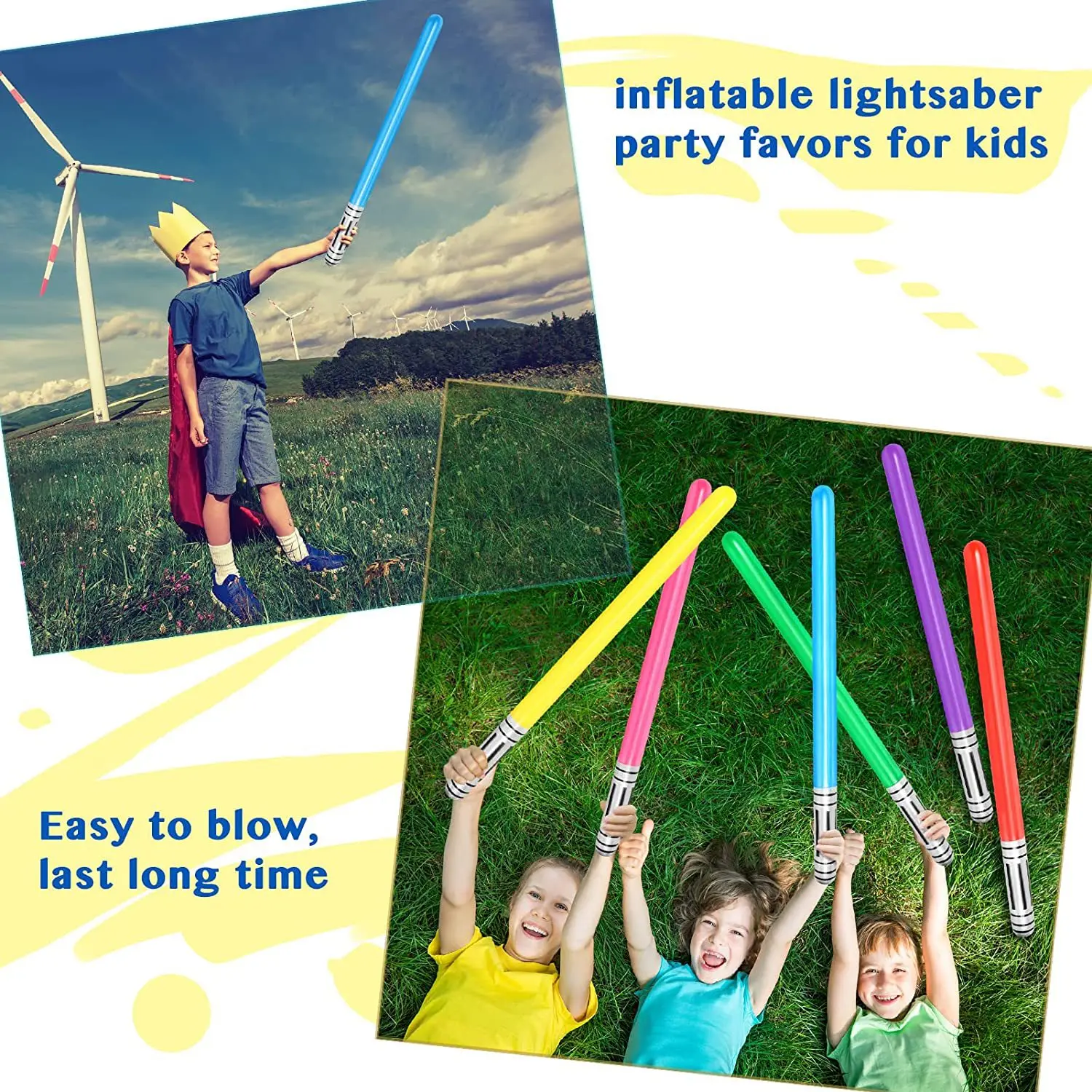 90cm Kawaii Inflatable Lightsa - Kids Outdoor Yard Games บทวิจารณ์และราคา