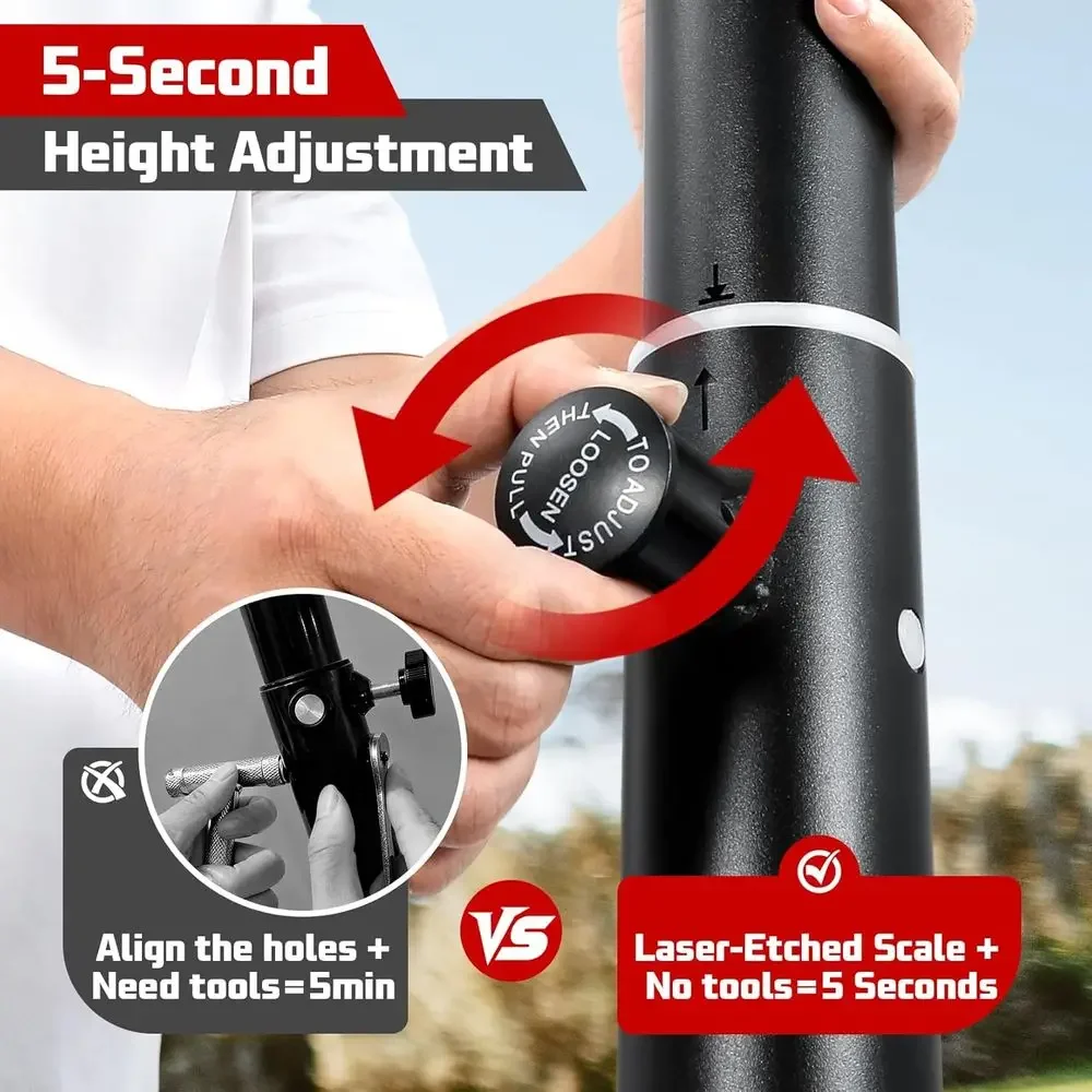 ห่วงบาสเก็ตบอลแบบพกพาสำหรับใช้ - Kids Outdoor Basketball Hoop บทวิจารณ์และราคา