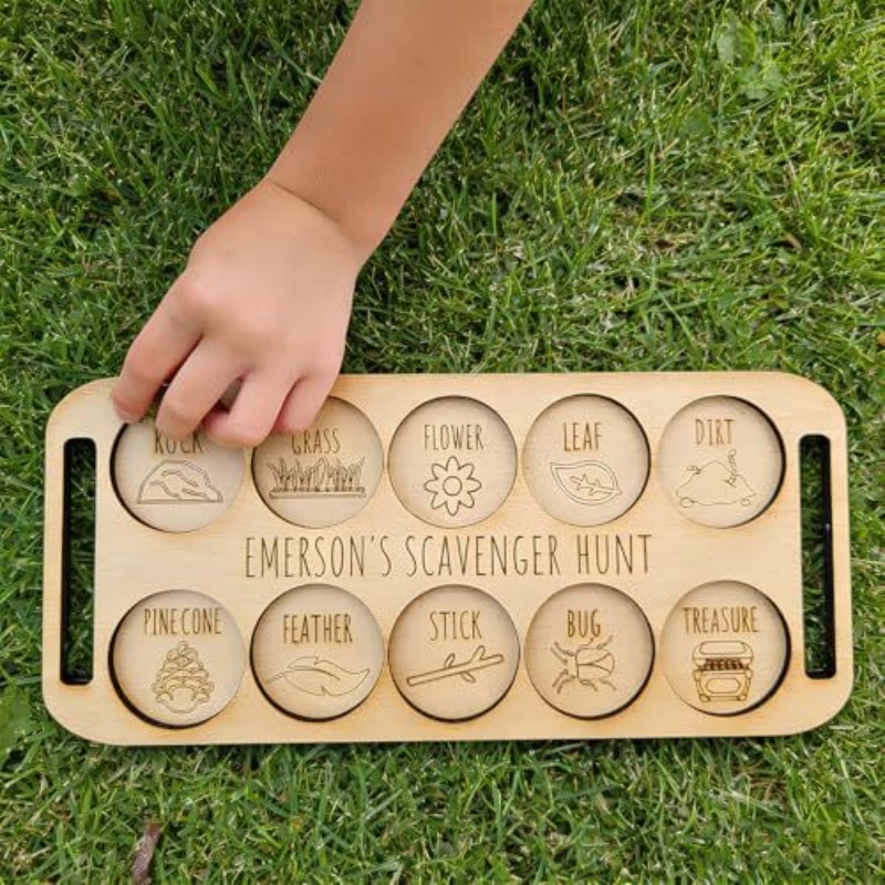 กระดานไม้พกพาสำหรับสำรวจแมลง เ - Kids Outdoor Scavenger Hunt บทวิจารณ์และราคา