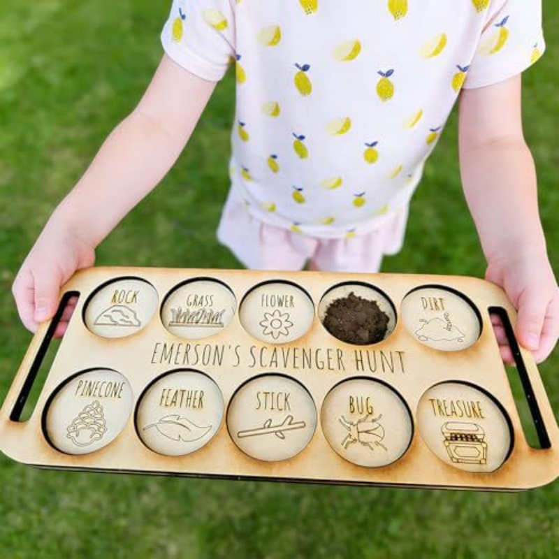 กระดานไม้พกพาสำหรับสำรวจแมลง เ - Kids Outdoor Scavenger Hunt บทวิจารณ์และราคา