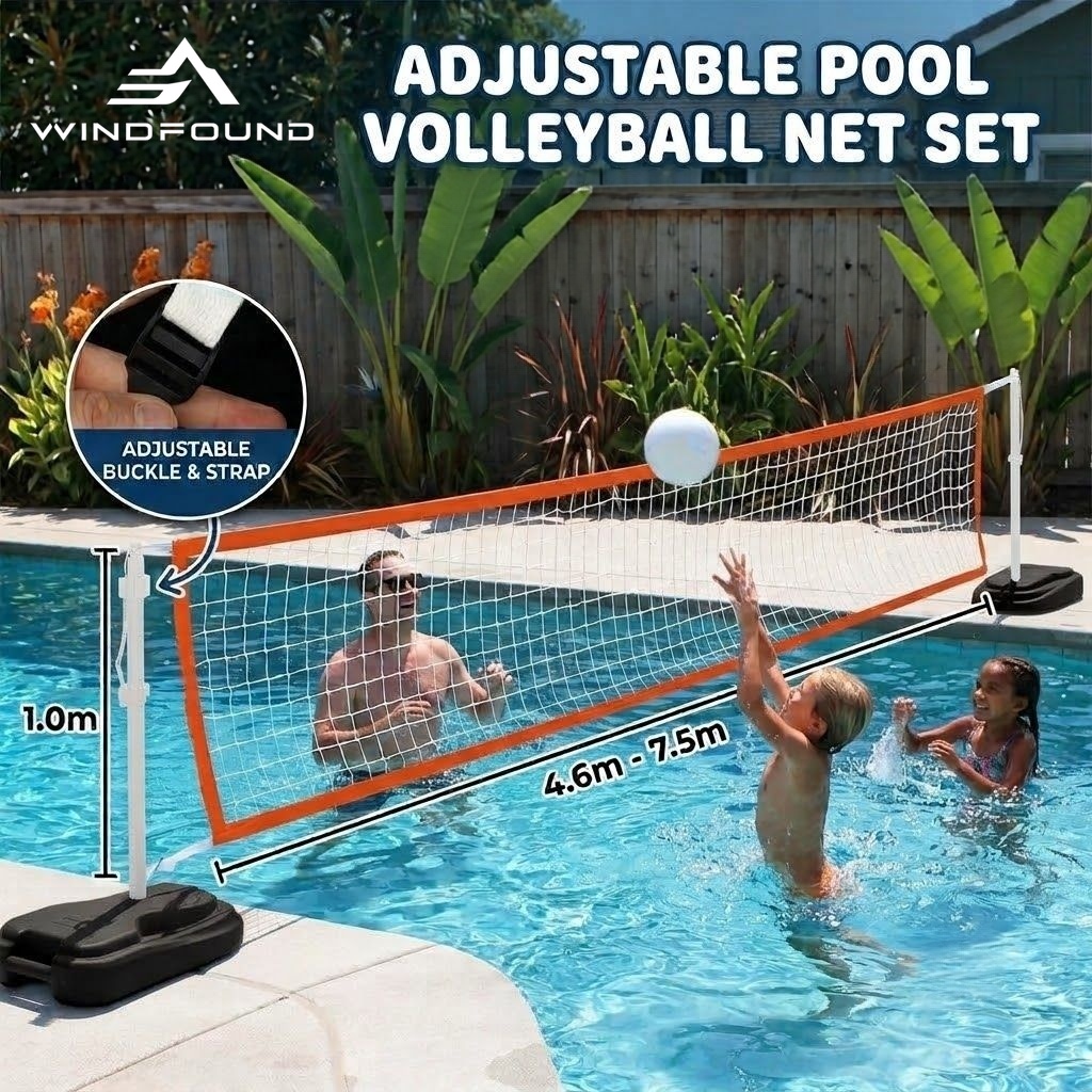 ตาข่ายวอลเลย์บอลแบบปรับได้สำหร - Kids Outdoor Volleyball Net บทวิจารณ์และราคา