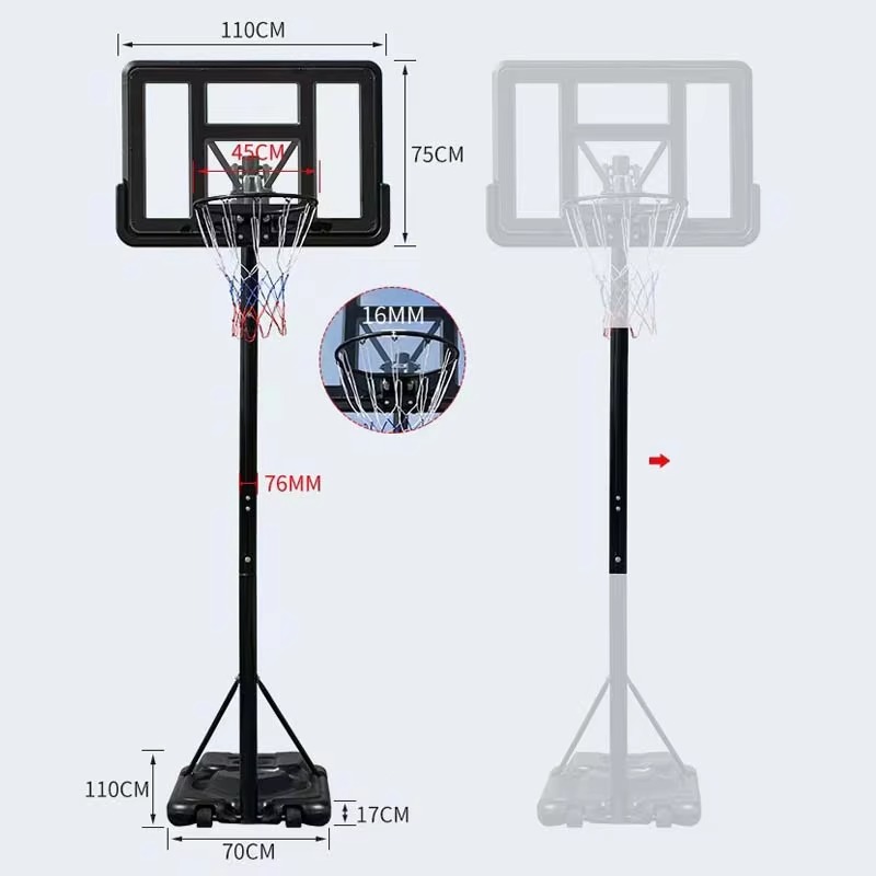 ห่วงบาสเก็ตบอลแบบพกพาสำหรับในร - Kids Outdoor Basketball Hoop บทวิจารณ์และราคา