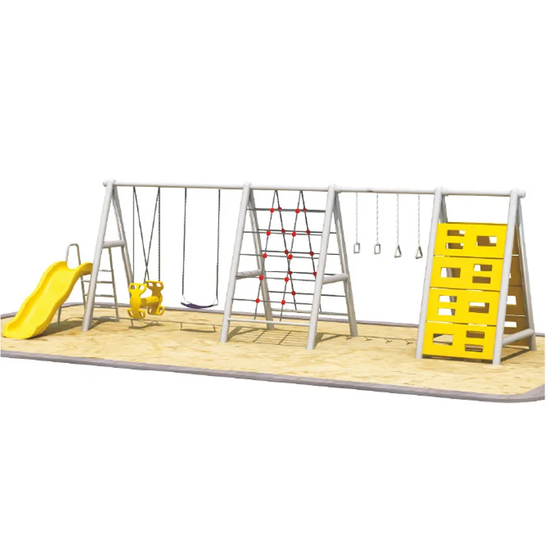 ชุดเครื่องเล่นสนามเด็กเล่นสำหร - Kids Outdoor Swing Set บทวิจารณ์และราคา