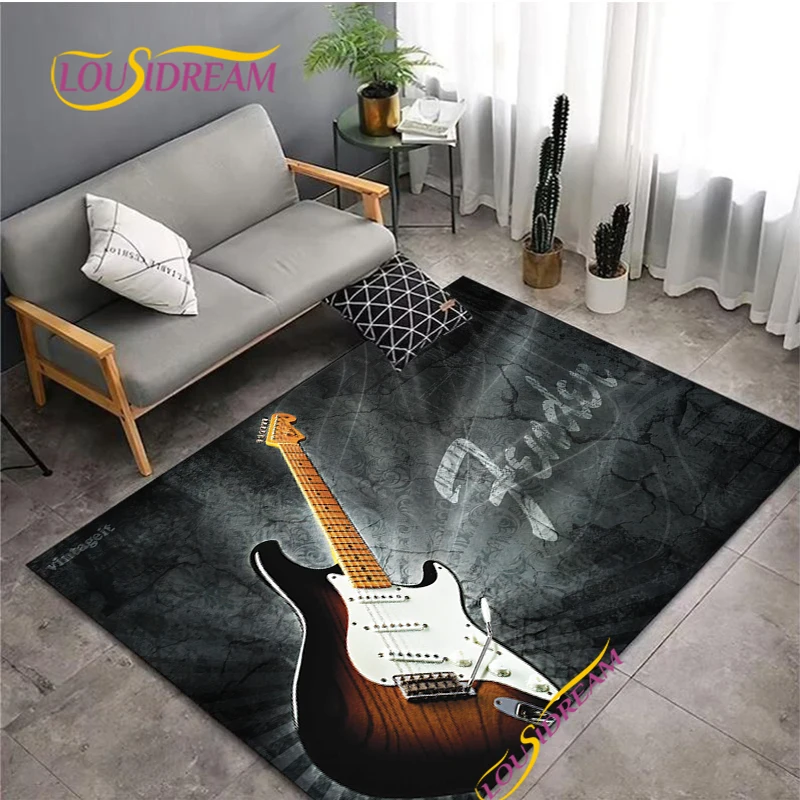 Fender Burning รูปแบบกีตาร์พรม - Kids Outdoor Yoga บทวิจารณ์และราคา