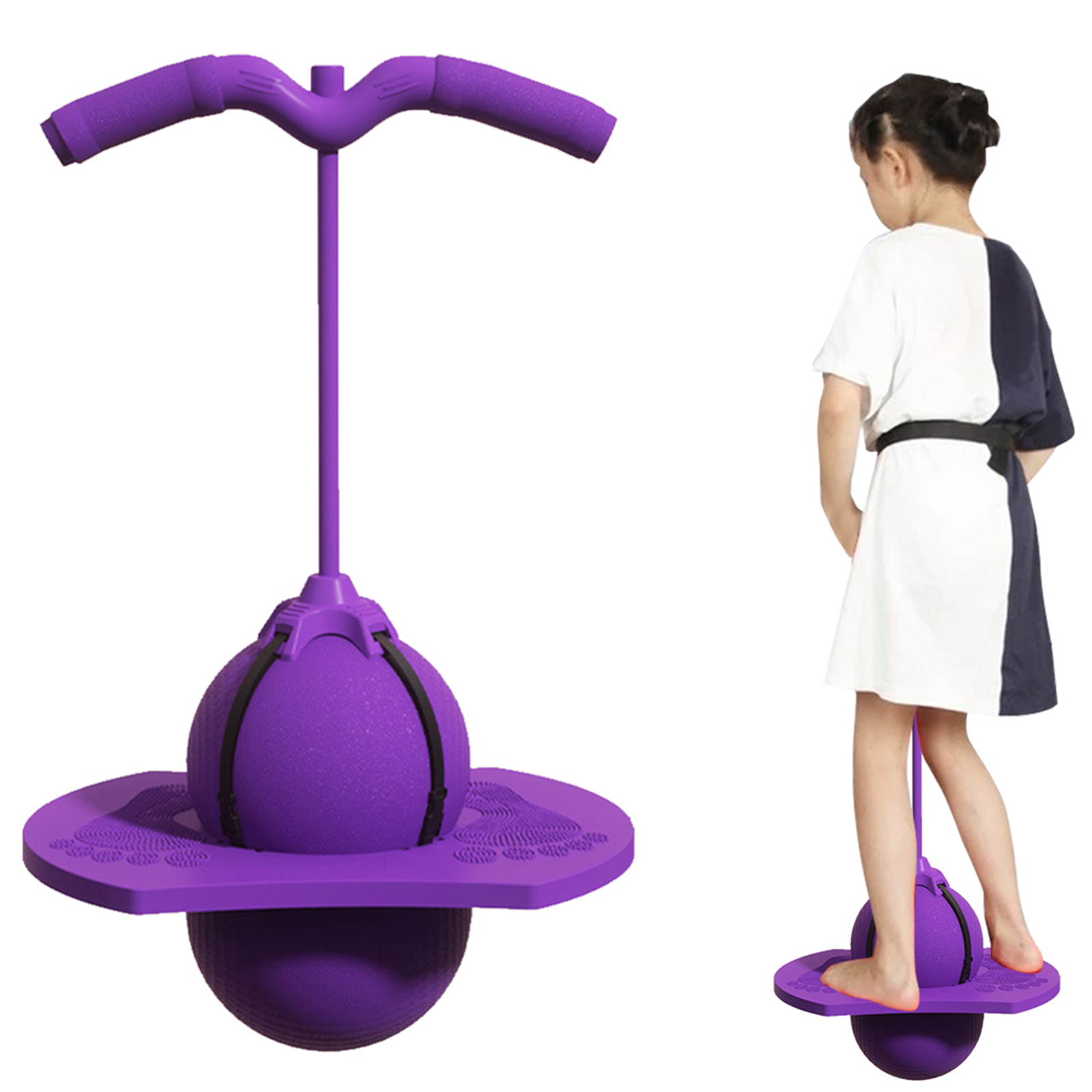 ลูกบอลกระโดดทรงตัวพร้อมที่จับแ - Kids Outdoor Jumping Toys บทวิจารณ์และราคา