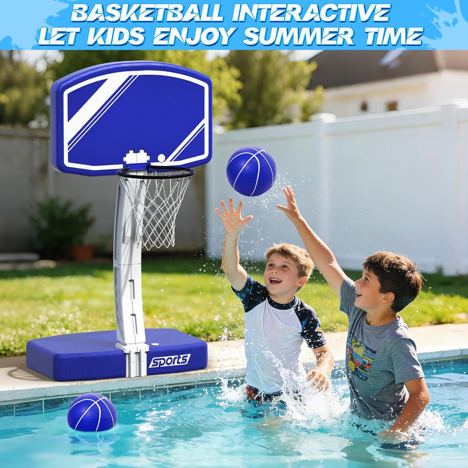ชุดห่วงบาสเก็ตบอลและตาข่ายวอลเ - Kids Outdoor Volleyball Net บทวิจารณ์และราคา