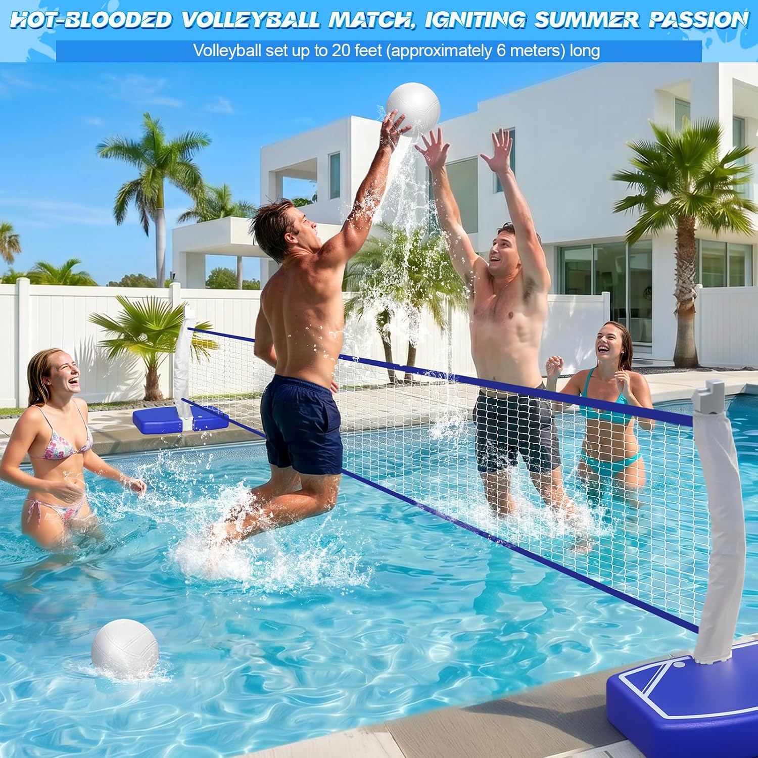 ชุดห่วงบาสเก็ตบอลและตาข่ายวอลเ - Kids Outdoor Volleyball Net บทวิจารณ์และราคา