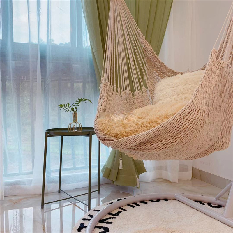 สไตล์นอร์ดิกสีขาว Hammock Swin - Kids Outdoor Swing Set บทวิจารณ์และราคา