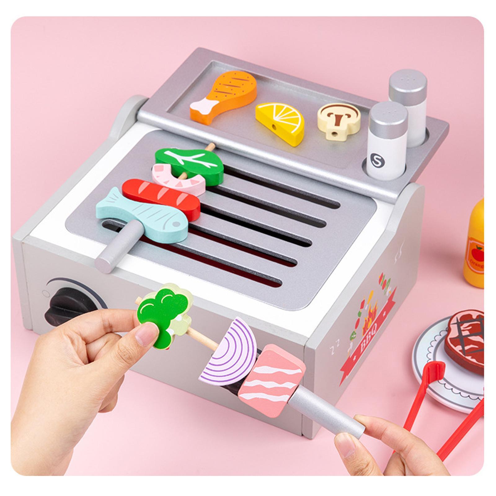 ชุดของเล่นบาร์บีคิวไม้สำหรับเด - Kids Outdoor Kitchen บทวิจารณ์และราคา