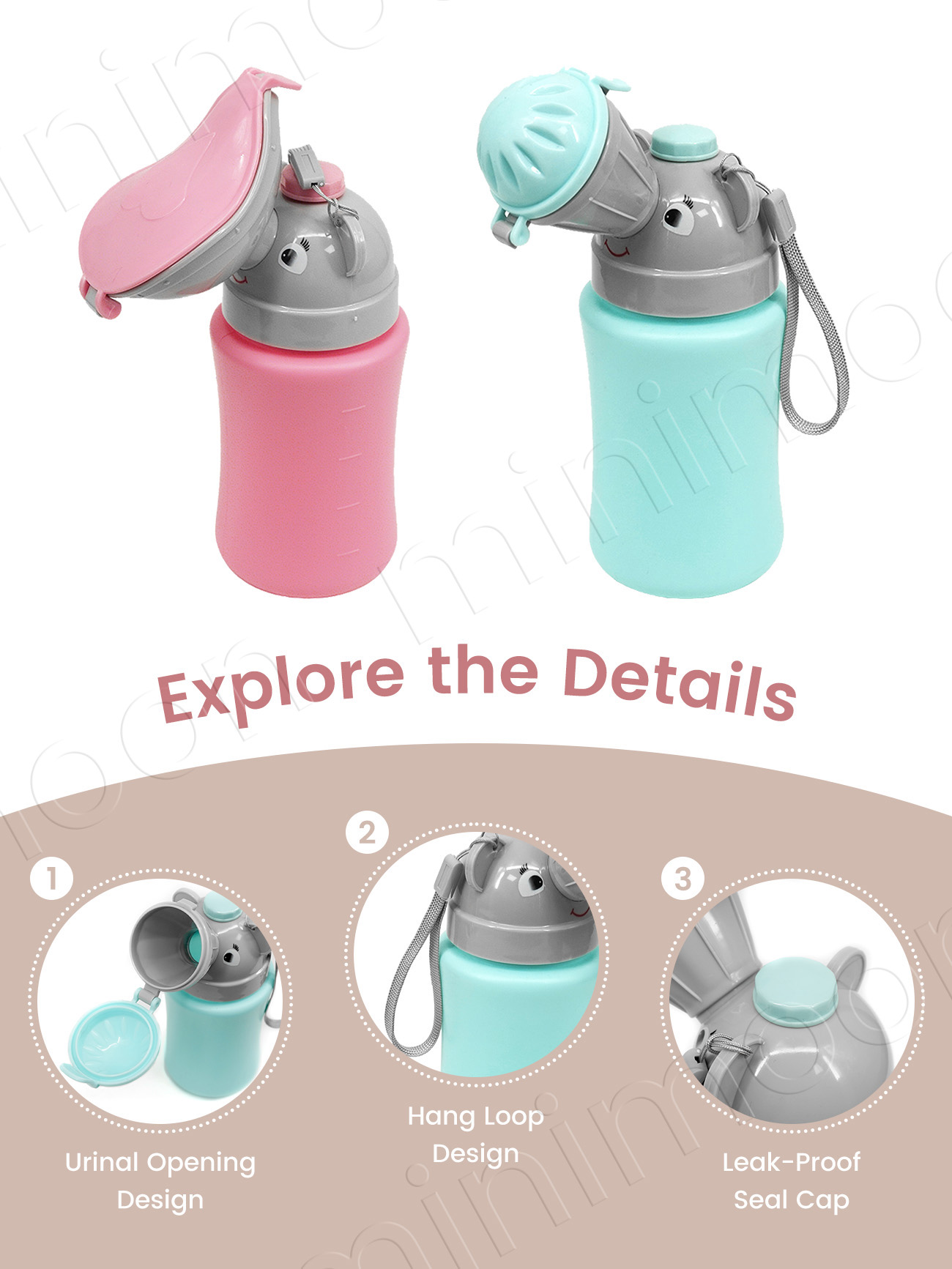 ขวดปัสสาวะพกพาสำหรับเด็ก, ขวดฝ - Kids Outdoor Urinal บทวิจารณ์และราคา