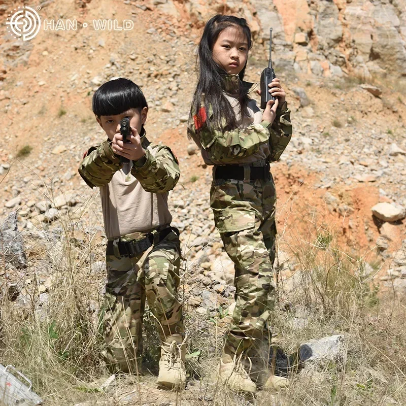เด็กยุทธวิธีUniformการล่าสัตว์ - Kids Outdoor Clothing บทวิจารณ์และราคา