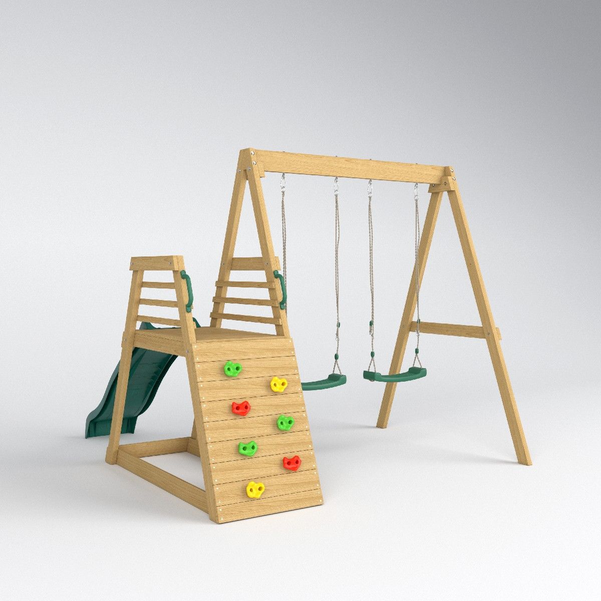 2026 ชุดสนามเด็กเล่นเป่าลมพร้อ - Kids Outdoor Swing Set บทวิจารณ์และราคา