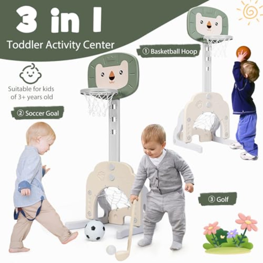 แป้นบาสเก็ตบอลสำหรับเด็กเล่นได - Kids Outdoor Basketball Hoop บทวิจารณ์และราคา