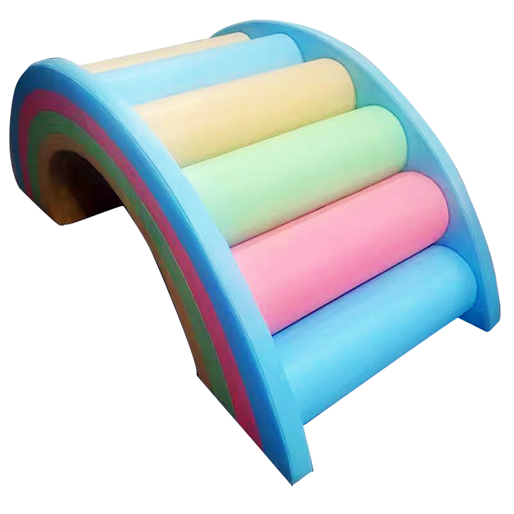 อุโมงค์ปีนป่ายสีชมพูอ่อนขาวสำห - Kids Outdoor Tunnel บทวิจารณ์และราคา