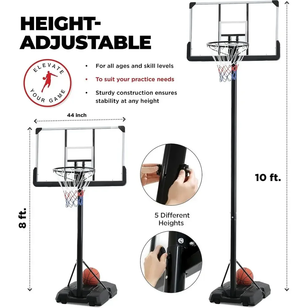 ระบบห่วงบาสเก็ตบอลปรับระดับได้ - Kids Outdoor Basketball Hoop บทวิจารณ์และราคา