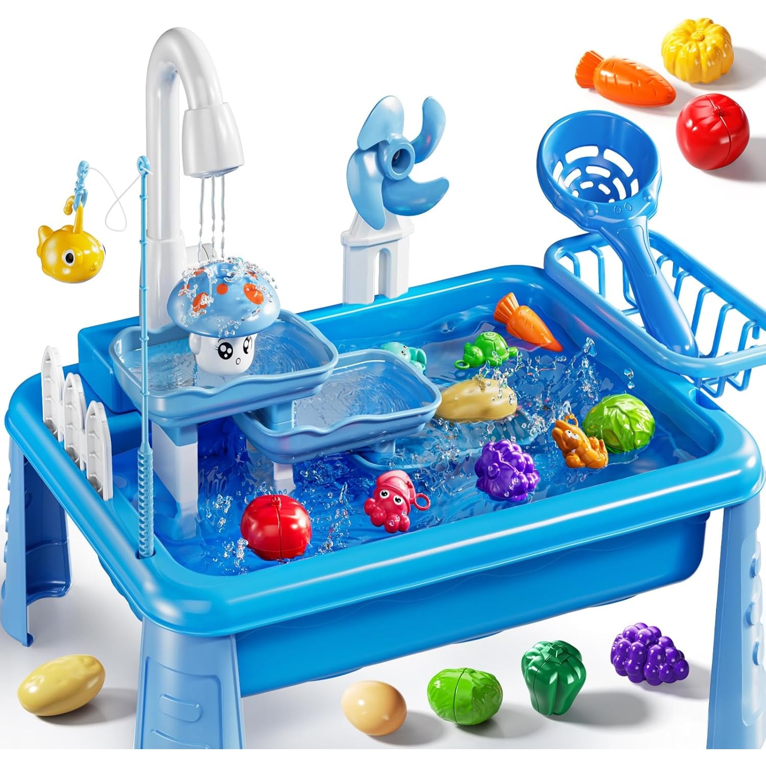 โต๊ะเล่นน้ำสำหรับเด็ก พร้อมอ่า - Kids Outdoor Kitchen บทวิจารณ์และราคา