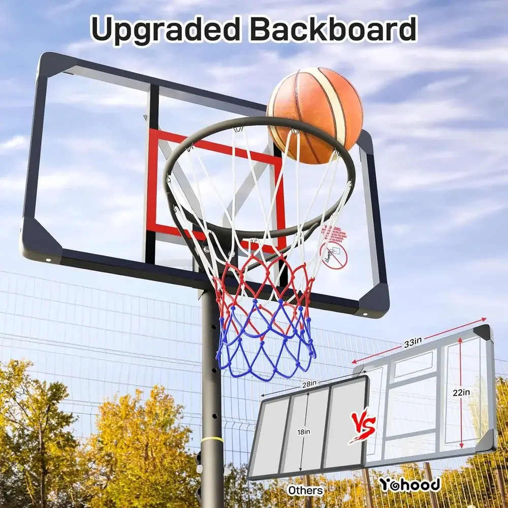 ห่วงบาสเก็ตบอลแบบปรับความสูงได - Kids Outdoor Basketball Hoop บทวิจารณ์และราคา