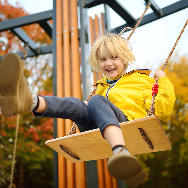 ชิงช้าไม้สำหรับเด็กและผู้ใหญ่  - Kids Outdoor Swing Set บทวิจารณ์และราคา
