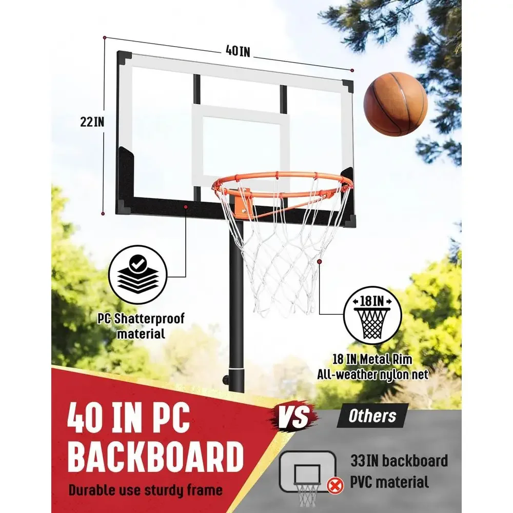 ห่วงบาสเก็ตบอลปรับระดับได้สำหร - Kids Outdoor Basketball Hoop บทวิจารณ์และราคา