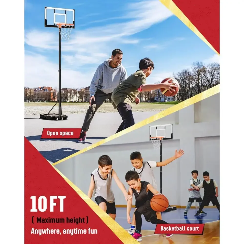 ห่วงบาสเก็ตบอลปรับระดับได้สำหร - Kids Outdoor Basketball Hoop บทวิจารณ์และราคา