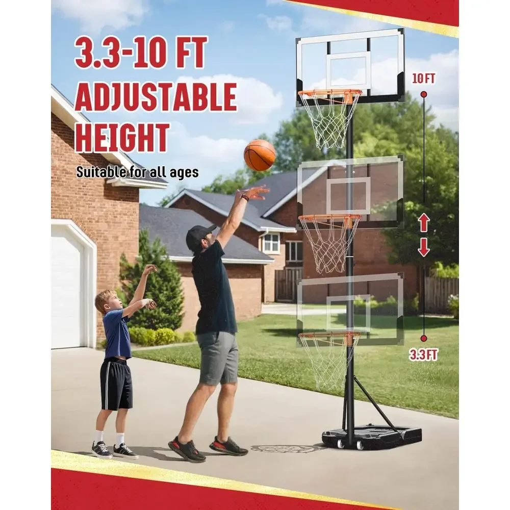 ห่วงบาสเก็ตบอลปรับระดับได้สำหร - Kids Outdoor Basketball Hoop บทวิจารณ์และราคา