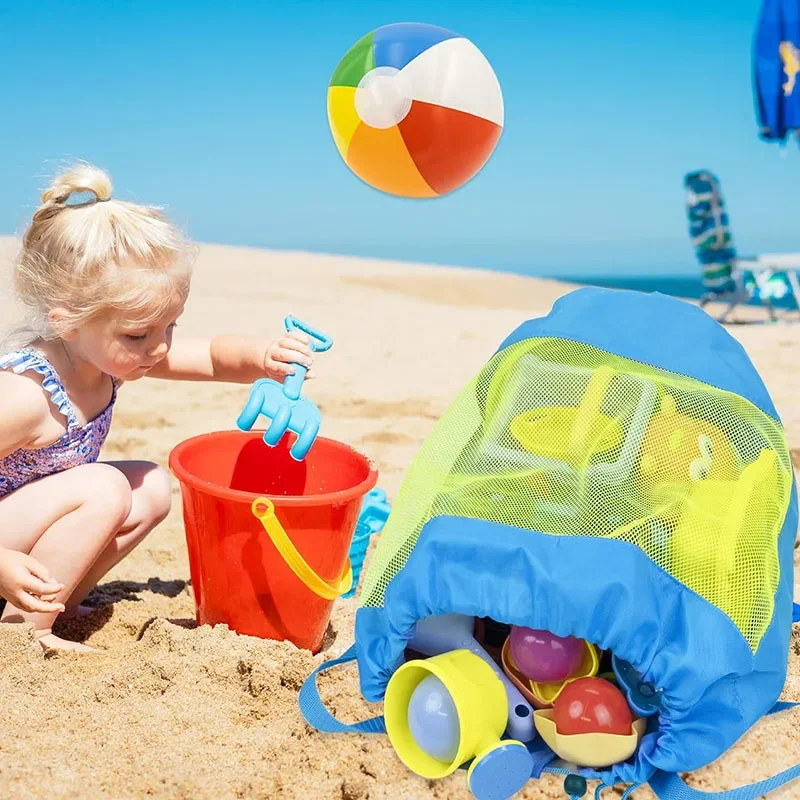 1 ชิ้นกระเป๋าชายหาดแบบพับได้แบ - Kids Outdoor Backpack บทวิจารณ์และราคา