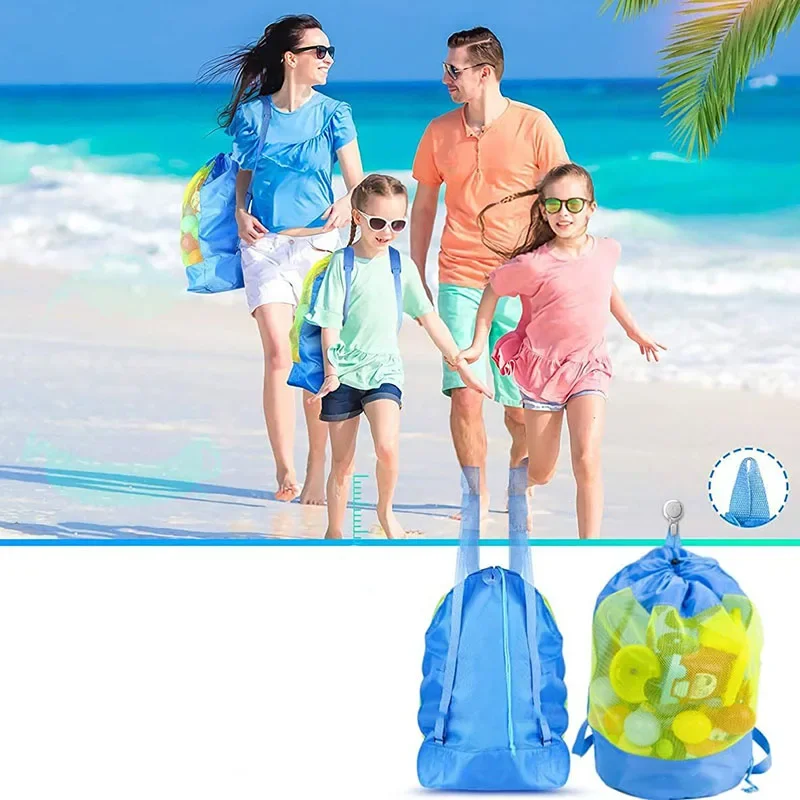1 ชิ้นกระเป๋าชายหาดแบบพับได้แบ - Kids Outdoor Backpack บทวิจารณ์และราคา