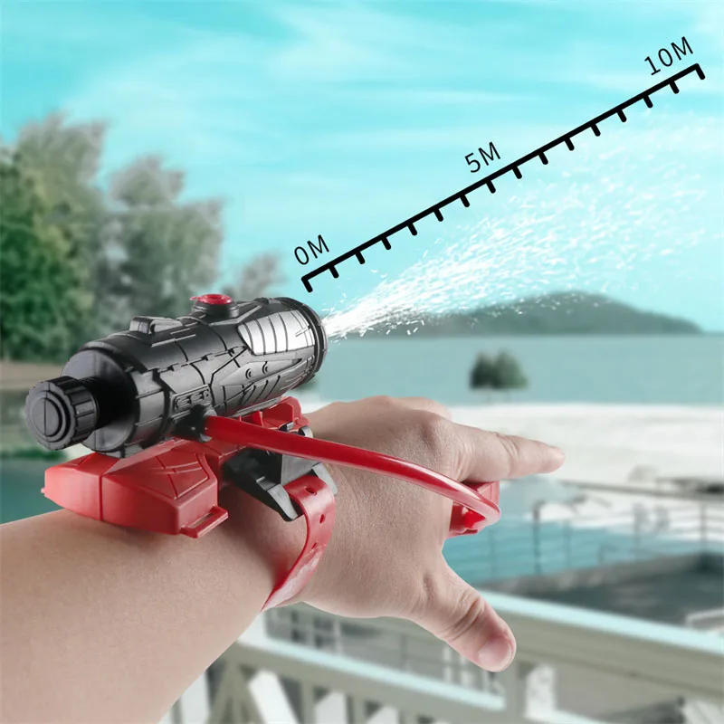 ปืนฉีดน้ำสไปเดอร์ยิงที่ข้อมือข - Kids Outdoor Yard Games บทวิจารณ์และราคา