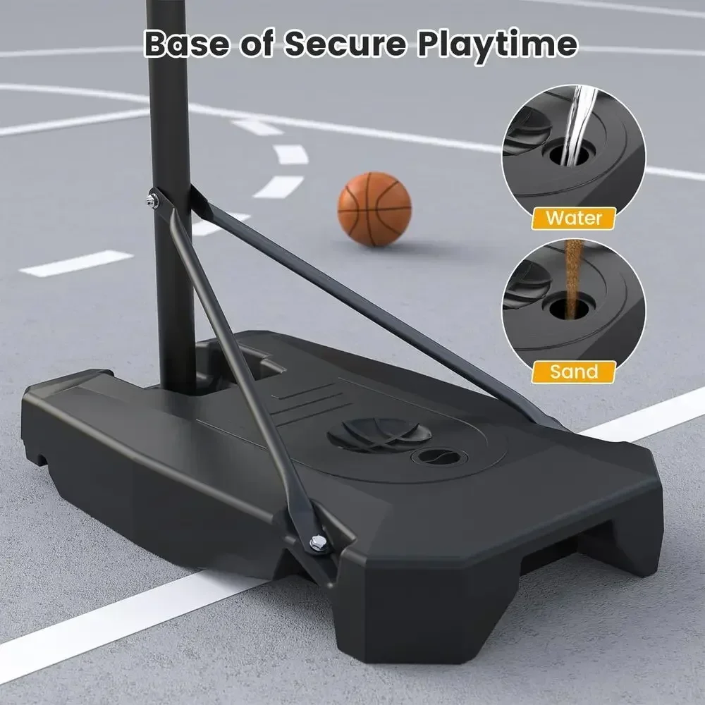 ห่วงบาสเก็ตบอลแบบพกพาสำหรับใช้ - Kids Outdoor Basketball Hoop บทวิจารณ์และราคา