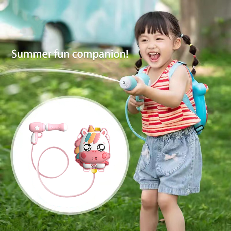 ปืนฉีดน้ำแบบสะพายหลังลายการ์ตู - Kids Outdoor Backpack บทวิจารณ์และราคา