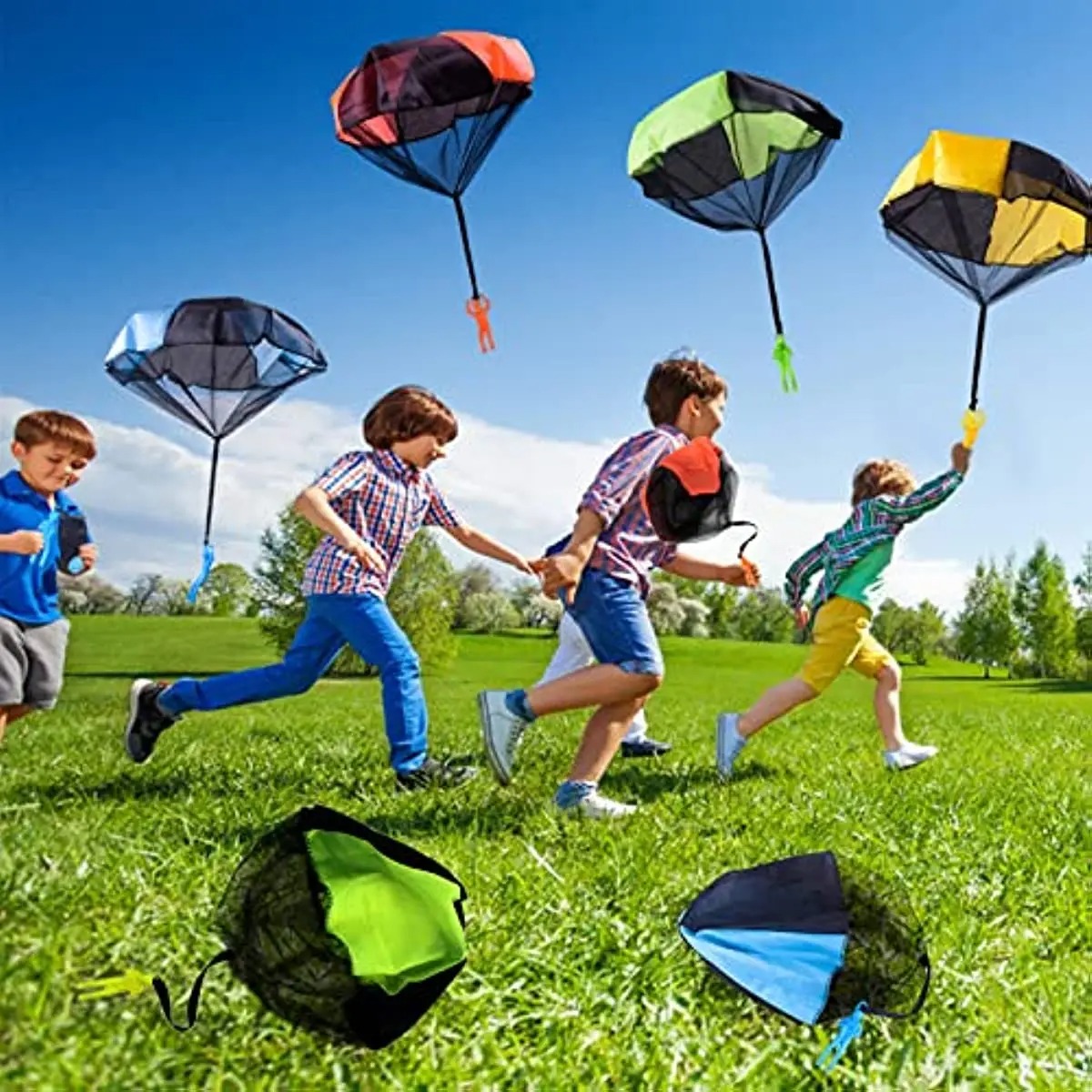 ของเล่นร่มชูชีพสำหรับเด็ก ไม่พ - Kids Unique Outdoor Toys บทวิจารณ์และราคา