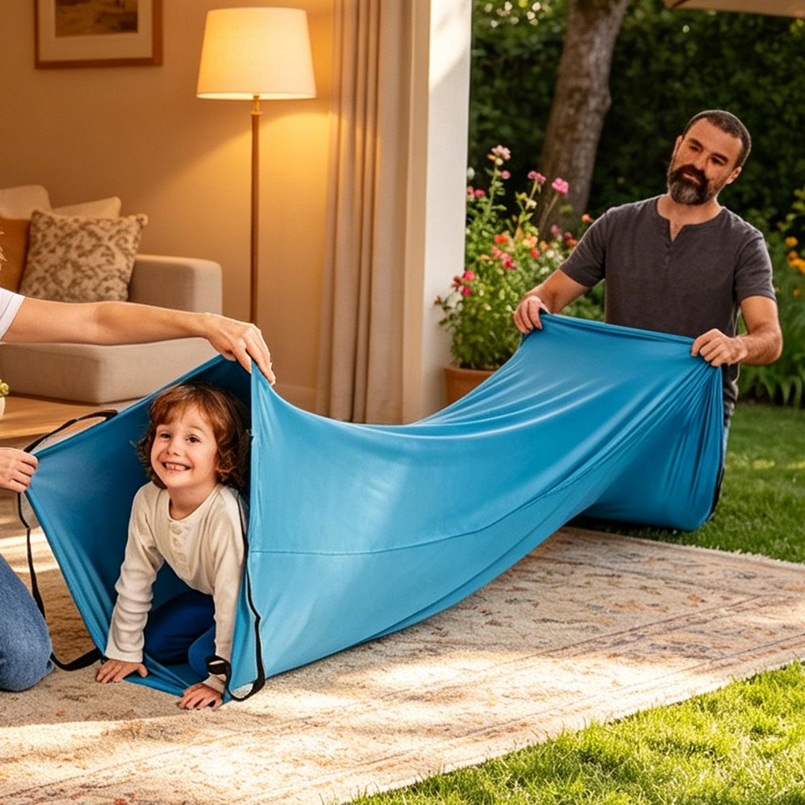 อุโมงค์ผ้าสำหรับเด็ก ชุดของเล่ - Kids Outdoor Tunnel บทวิจารณ์และราคา