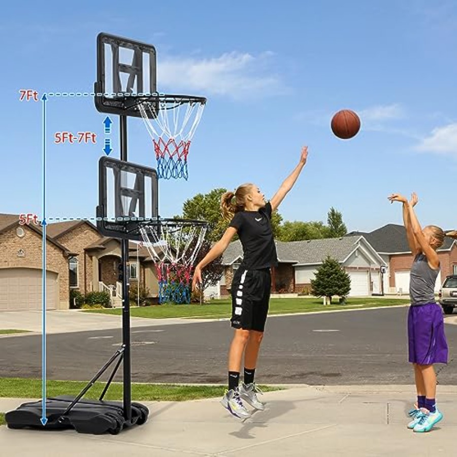 ห่วงบาสเก็ตบอลสำหรับเด็ก ใช้ได - Kids Outdoor Basketball Hoop บทวิจารณ์และราคา