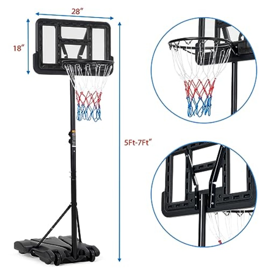 ห่วงบาสเก็ตบอลสำหรับเด็ก ใช้ได - Kids Outdoor Basketball Hoop บทวิจารณ์และราคา