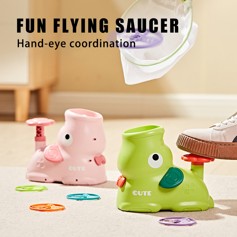 เด็ก Flying Disc Air Rocket La - Kids Outdoor Jumping Toys บทวิจารณ์และราคา