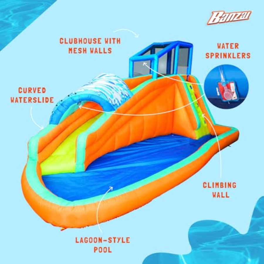 สไลเดอร์น้ำกลางแจ้งสำหรับเด็กอ - Kids Outdoor Tunnel บทวิจารณ์และราคา
